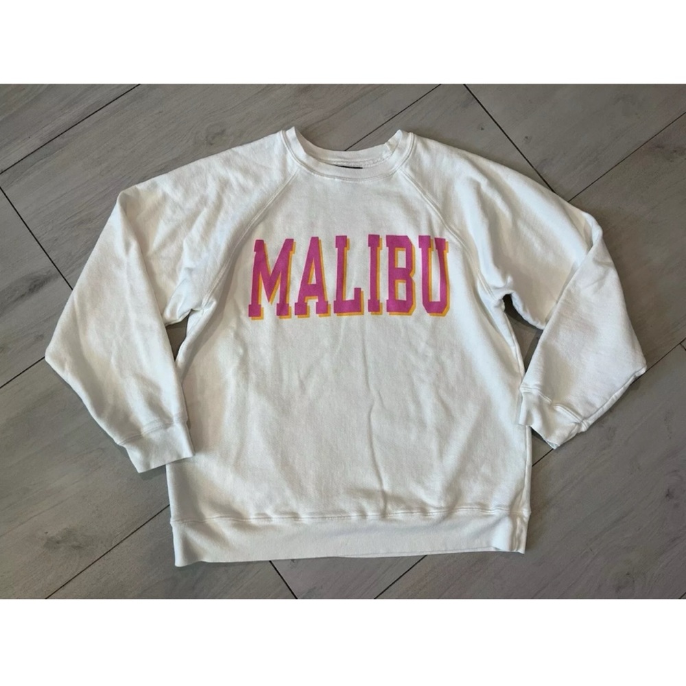 Free People Retro Brand “Malibu” Pullover Sweatshirt